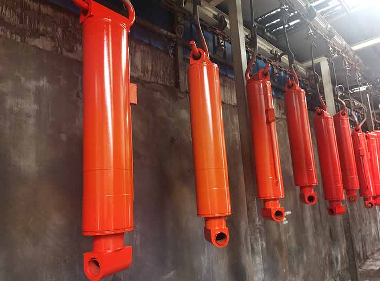 telescopic hydraulic cylinder