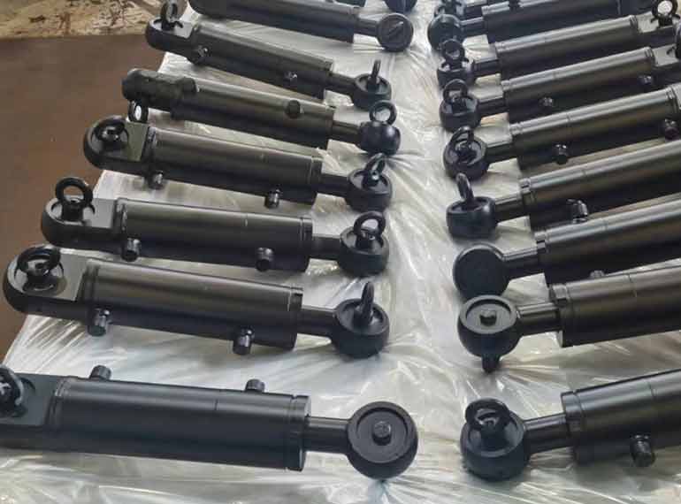 Custom Hydraulic Cylinder Telescopic Hydraulic Cylinders Wuxi Yutong